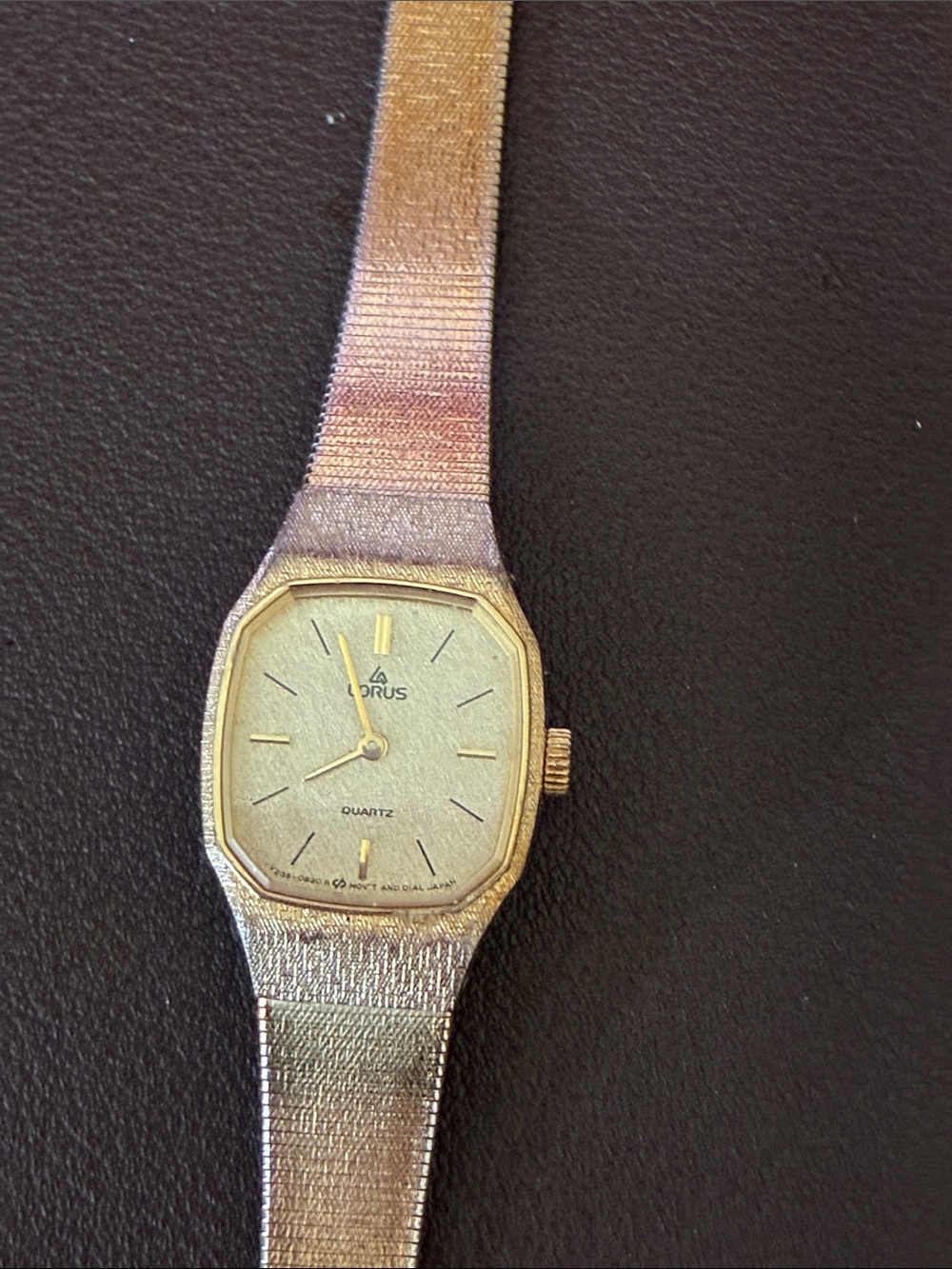 Women's Lorus  Gold-Tone Mesh Bracelet Quartz Watch